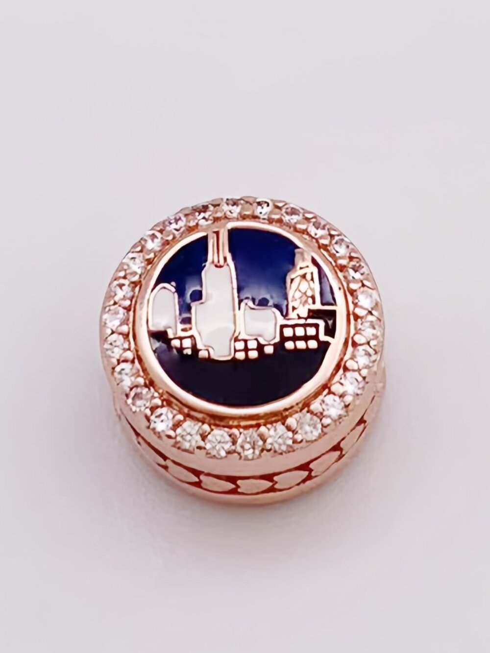 Pandora Chicago Exclusive Charm Bead Rose Gold-Plated